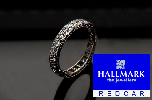 Preloved full hoop diamond eternity ring