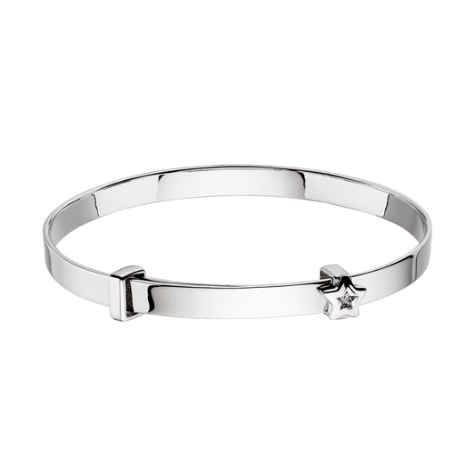 Inez Diamond Star Baby Bangle