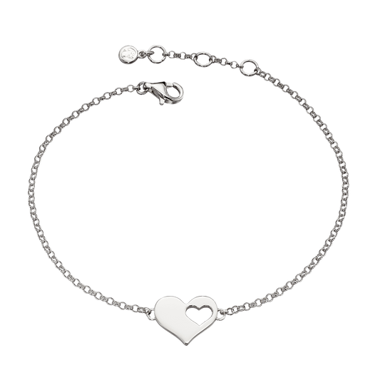 Poppy Heart Bracelet