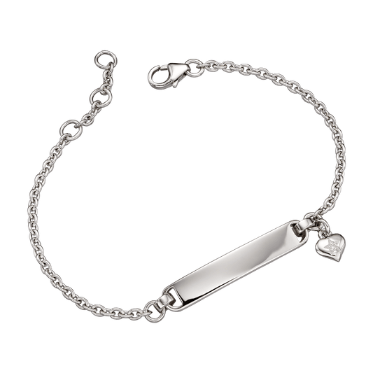 Aisha – Diamond Charm ID bracelet