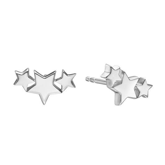 Halley – Triple Star Stud Earring