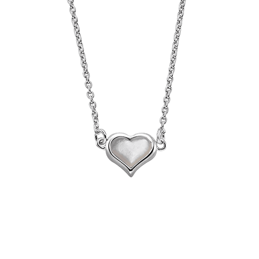 Talitha – Mother of Pearl Heart Necklace