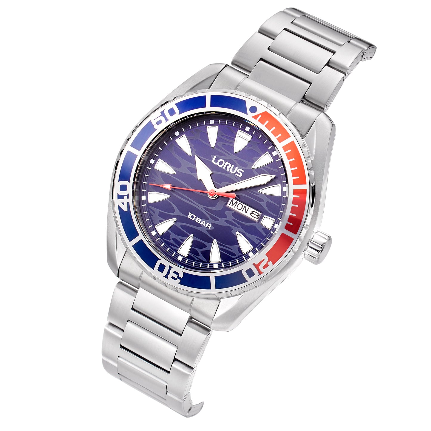 Lorus Men’s Blue Wave Bezel Rotator RH383AX9