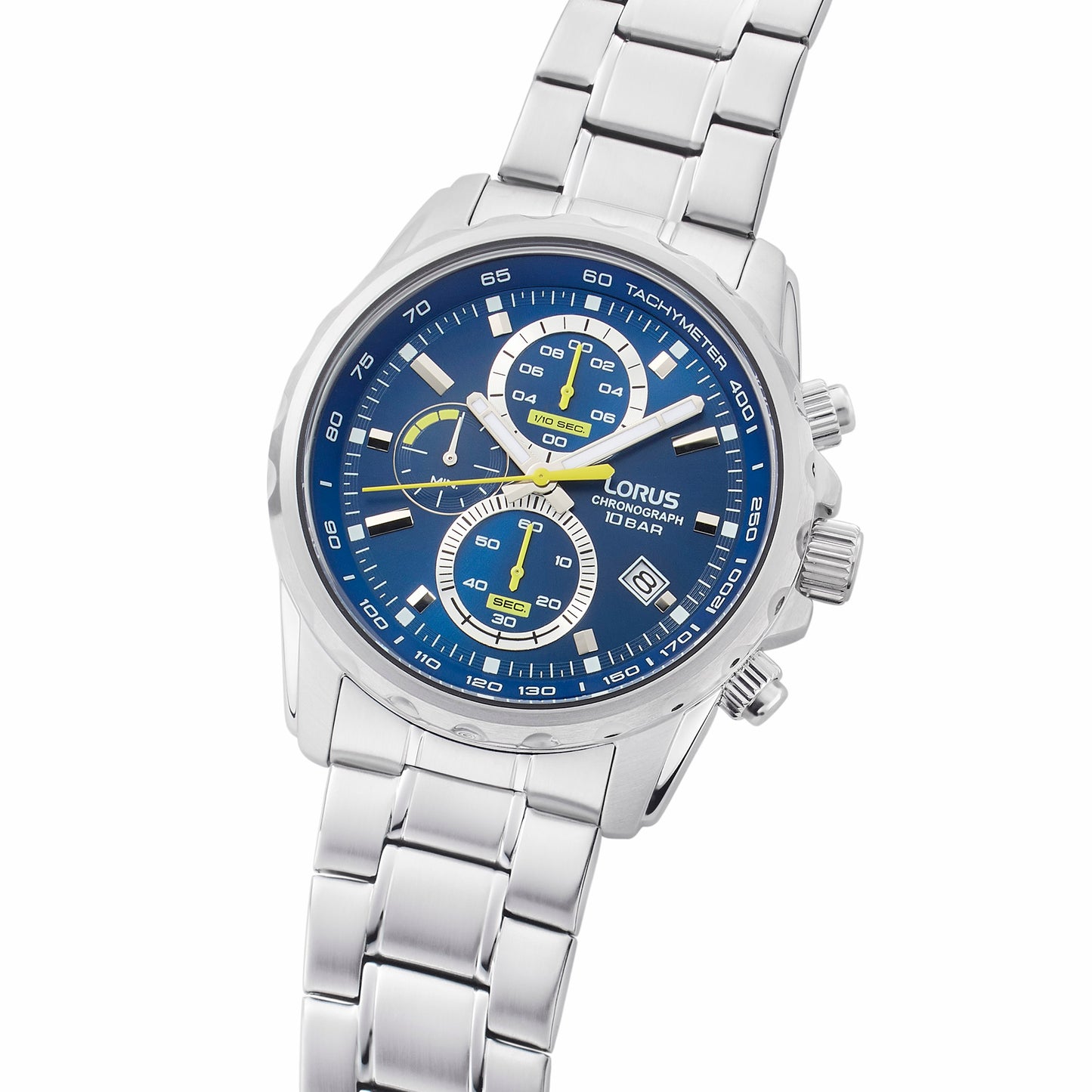 Lorus Blue Chronograph – Green Accents RM373JX9