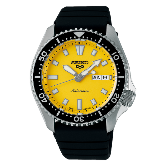 Seiko 5 Sports SKX Redux in Ki-iro Yellow SRPL87K1