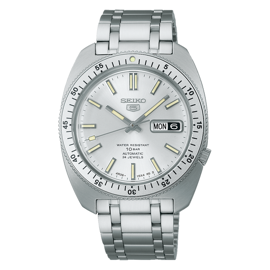 SRPL91K1 Seiko 5 Sports Heritage Design Recreation Limited Edition in Silver tone SRPL91K1