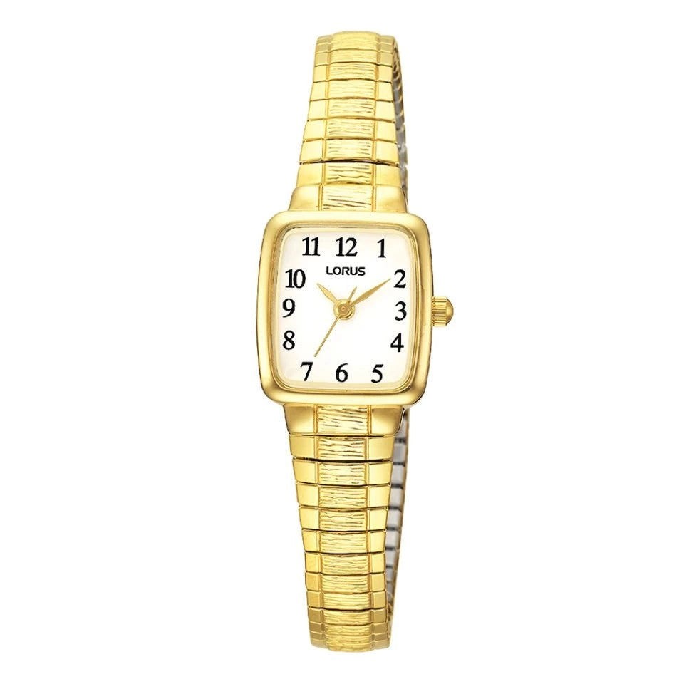 Lorus Gold Tone Expanding Bracelet Watch RG314AX9