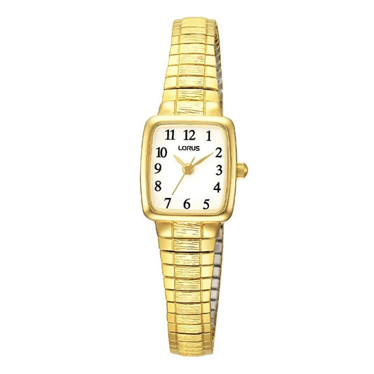Lorus Gold Tone Expanding Bracelet Watch RG314AX9