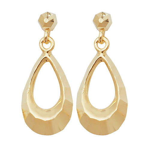 9ct Yellow Gold Drop Earrings ES452