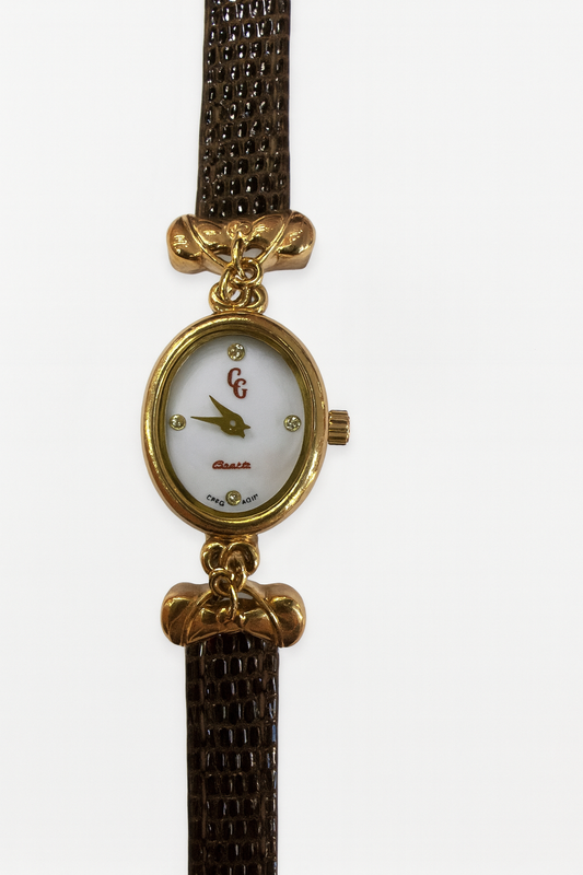 9ct Gold Clogau Ladies Strap Watch - Tree of Life 1245318