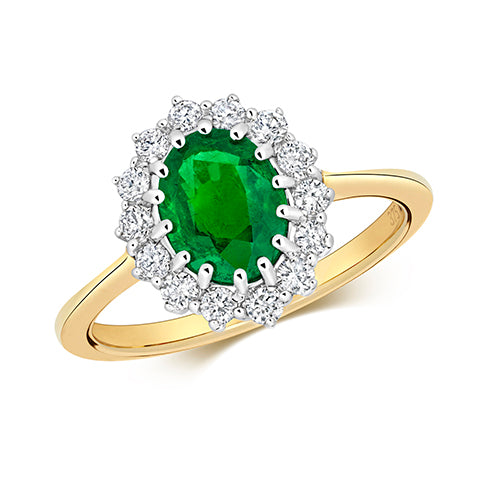 DIAMOND EMERALD CLUSTER RD280E