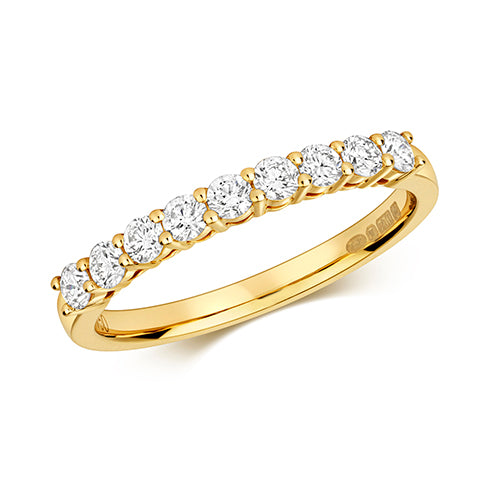 Diamond Claw Set Eternity Ring RDQ268